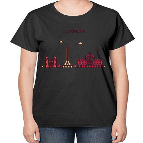 Luanda 1180# - cities-  Ladies T-Shirt