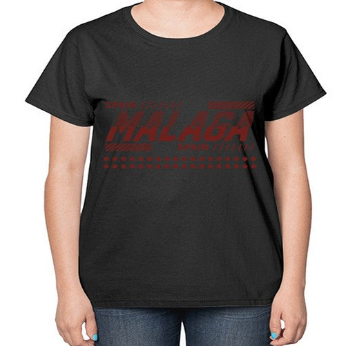 Malaga 1216# - cities-  Ladies T-Shirt