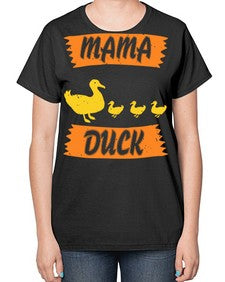 Mama Duck Style 26# - ducks-  Ladies T-Shirt
