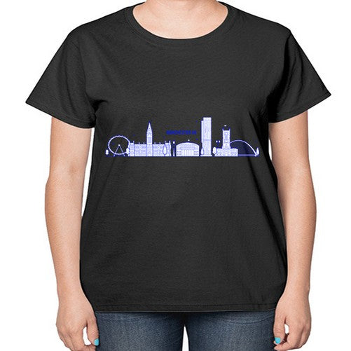 Manchester 1230# - cities-  Ladies T-Shirt