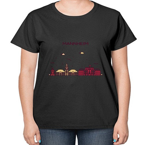 Mannheim 1237# - cities-  Ladies T-Shirt