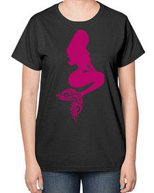 MermaidMandalaUpdated 933# - mandala-  Ladies T-Shirt