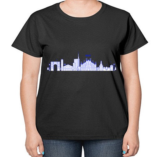 Milan 1298# - cities-  Ladies T-Shirt