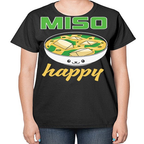 Miso Anime Japanese Food Lover 268# - anime-  Ladies T-Shirt