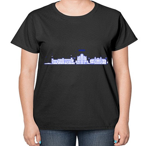Monaco 1335# - cities-  Ladies T-Shirt