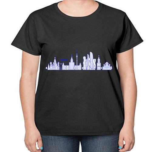 Moscow 1358# - cities-  Ladies T-Shirt