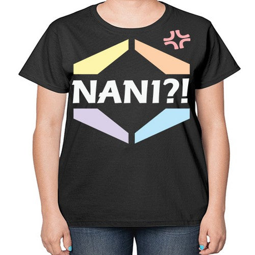 Nani What Funny Japanese Anime 270# - anime-  Ladies T-Shirt