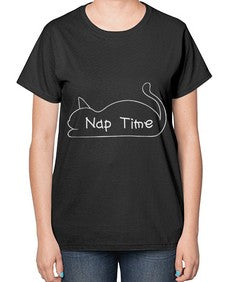 Nap Time - cats-  Ladies T-Shirt