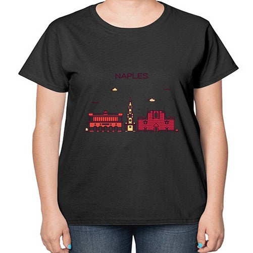 Naples 1412# - cities-  Ladies T-Shirt