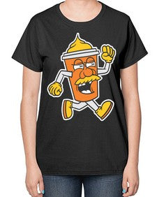 Never too old 197# - cartoon food-  Ladies T-Shirt