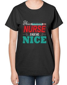 Nurse NiceTransperntPNG Style 1187# - nurse-  Ladies T-Shirt