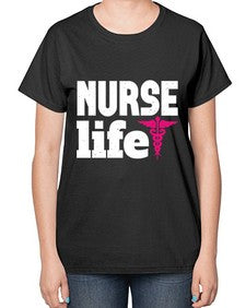 Nurse life Style 1172# - nurse-  Ladies T-Shirt