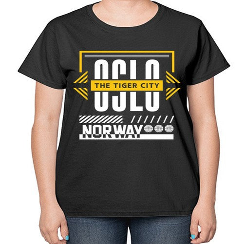 Oslo 1553# - cities-  Ladies T-Shirt