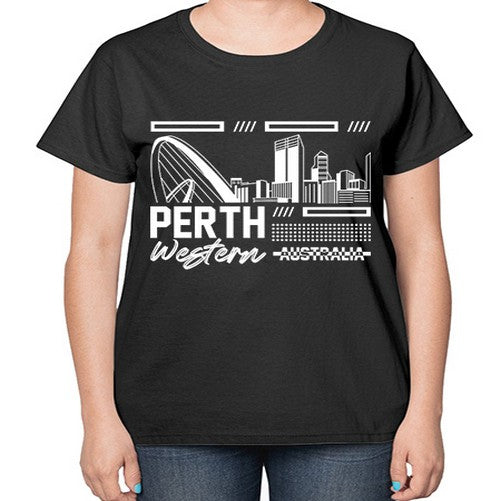 Perth 1597# - cities-  Ladies T-Shirt
