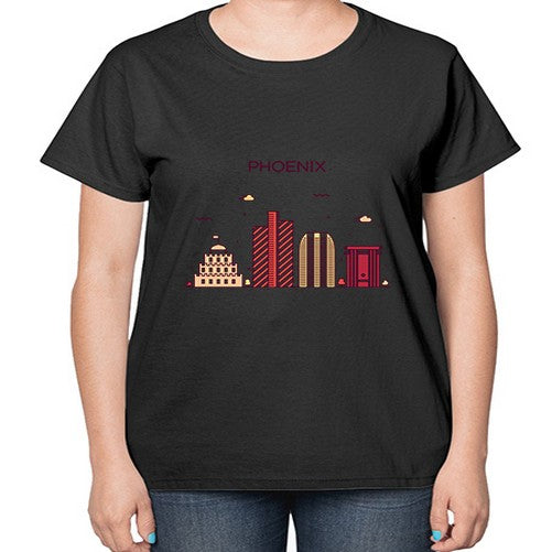 Phoenix 1614# - cities-  Ladies T-Shirt