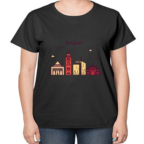 Rabat 1706# - cities-  Ladies T-Shirt