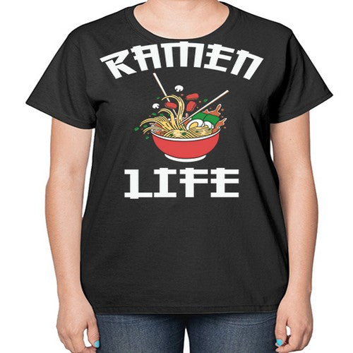 Ramen Noodle Anime Ramen Life 281# - anime-  Ladies T-Shirt