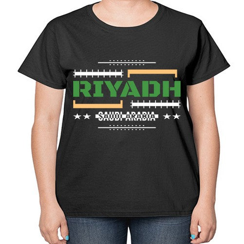 Riyadh 1741# - cities-  Ladies T-Shirt