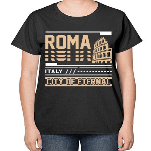 Roma 1745# - cities-  Ladies T-Shirt