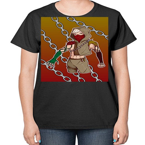 Rose and demon 75# - anime-  Ladies T-Shirt