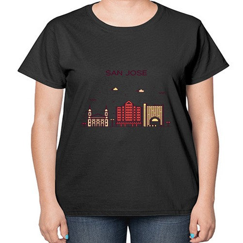 SanJoseCL 1793# - cities-  Ladies T-Shirt