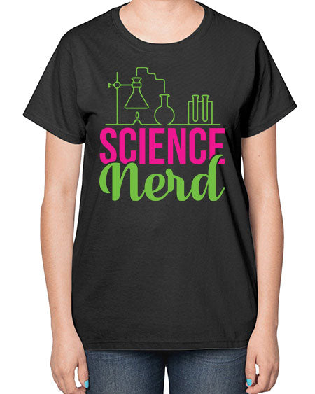Science Nerd 60# - general science-  Ladies T-Shirt