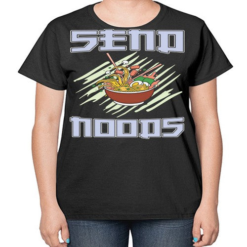 Send Noods Japanese Noodles Bowl Anime 282# - anime-  Ladies T-Shirt
