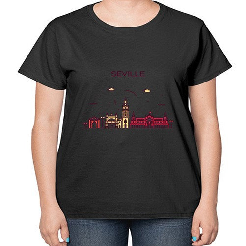 Seville 1821# - cities-  Ladies T-Shirt