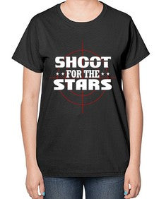 Shoot For The Stars1391# - nurse-  Ladies T-Shirt
