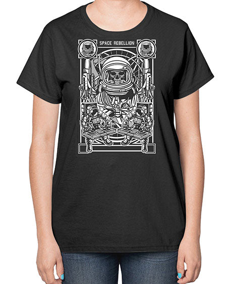 Space Rebellion 13# - space-  Ladies T-Shirt