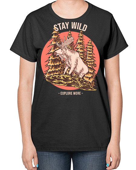 Stay Wild 16# - nature-  Ladies T-Shirt