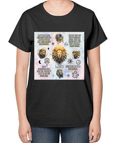 Straight Leo 473# - leo-  Ladies T-Shirt