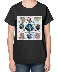 Straight Saggitarius 476# - sagittarius-  Ladies T-Shirt