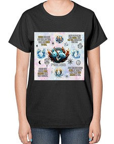 Straight pisces 475# - pisces-  Ladies T-Shirt