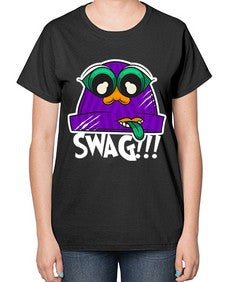 Swag beanie 247# - cartoon general-  Ladies T-Shirt