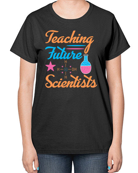 TeachingfuturescientistsScience tshirt design Sciencetshirtdesign 23# - general science-  Ladies T-Shirt