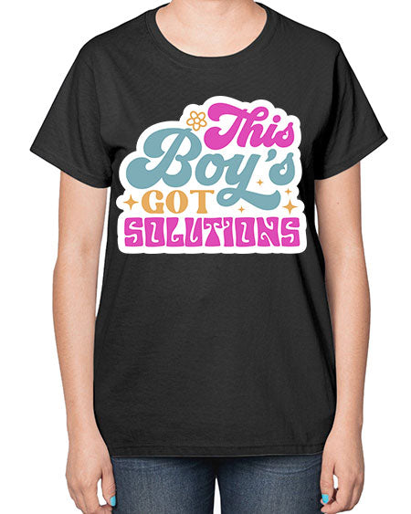 This boys got solutions 19# - general science-  Ladies T-Shirt