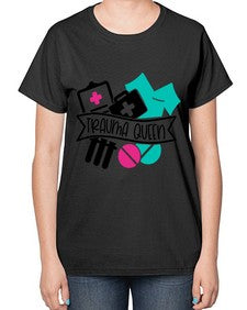 Trauma Queen Style Style 1584# - nurse-  Ladies T-Shirt
