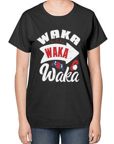 Waka Waka Waka 50# - video games-  Ladies T-Shirt