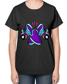 Walk the talk 261# - cartoon general-  Ladies T-Shirt