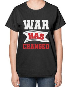 War has changed 52# - video games-  Ladies T-Shirt