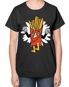 Weekend is near 265# - cartoon general-  Ladies T-Shirt