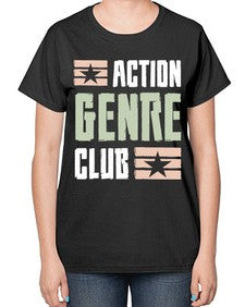 action genre club 59# - video games-  Ladies T-Shirt