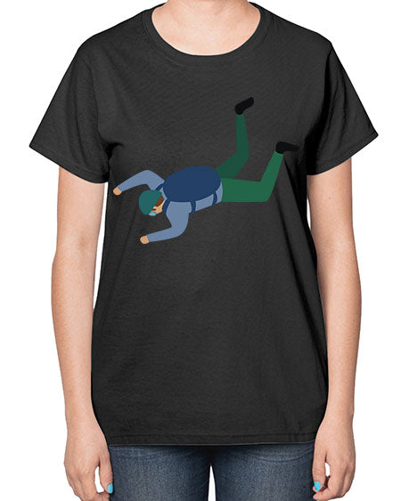 all in one 01# - parachute-  Ladies T-Shirt