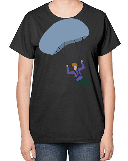 all in one 06# - parachute-  Ladies T-Shirt
