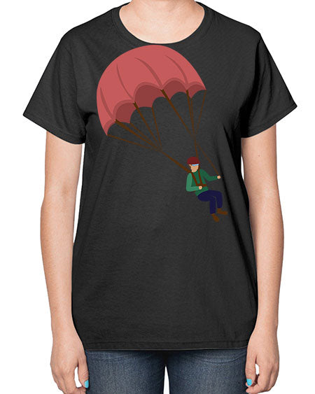 all in one 07# - parachute-  Ladies T-Shirt