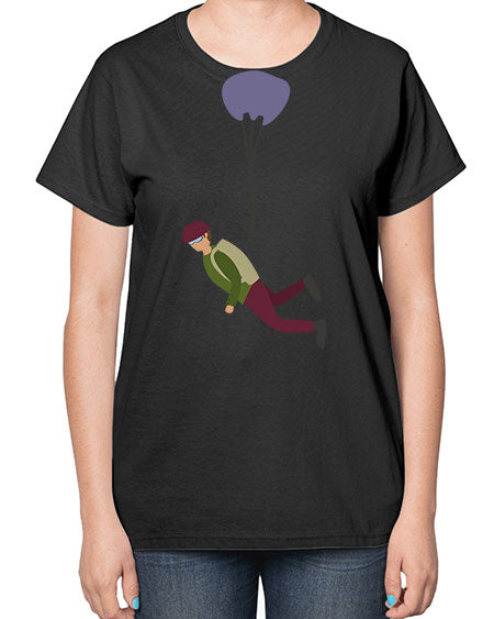 all in one 09# - parachute-  Ladies T-Shirt