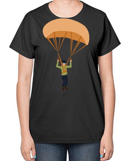 all in one 13# - parachute-  Ladies T-Shirt
