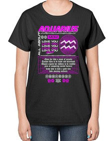 aquarius 86# - aquarius-  Ladies T-Shirt