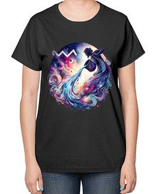 aquarius 89# - aquarius-  Ladies T-Shirt